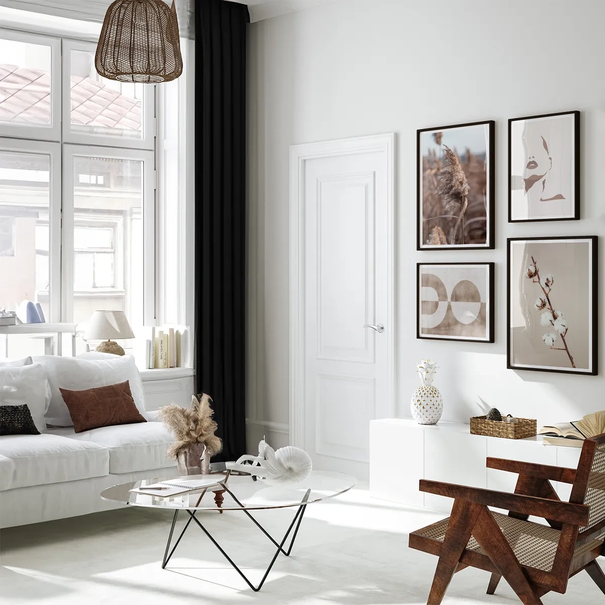 White room - Inspiration till vardagsrummet
