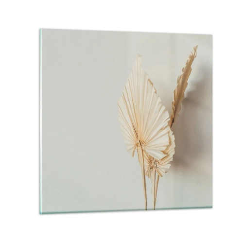 Glastavla - Bild på glas - När du behöver stillhet - 50x50 cm
