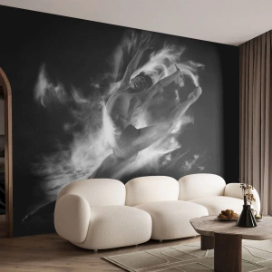 Fototapet Premium Canvas - Fångad i luften - Dansare, Balett, Kultur - 100x70 cm