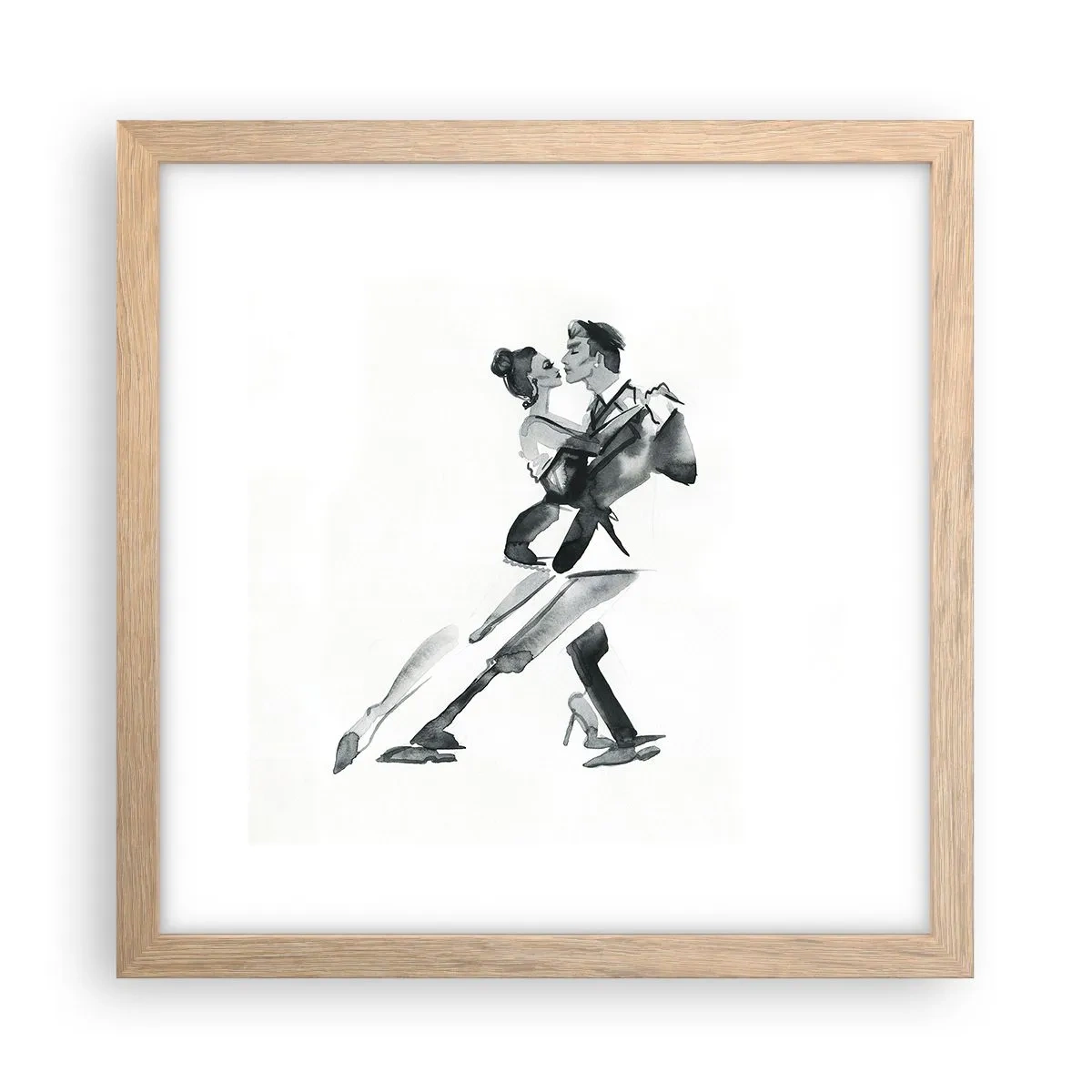 Affisch i ram av ljusek - I en rytm - 30x30 cm