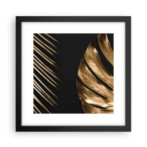 Affisch i svart ram - Olika men lika dyra - 30x30 cm