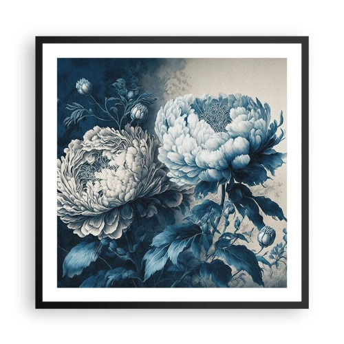 Affisch i svart ram - Ett väl matchat par - 60x60 cm