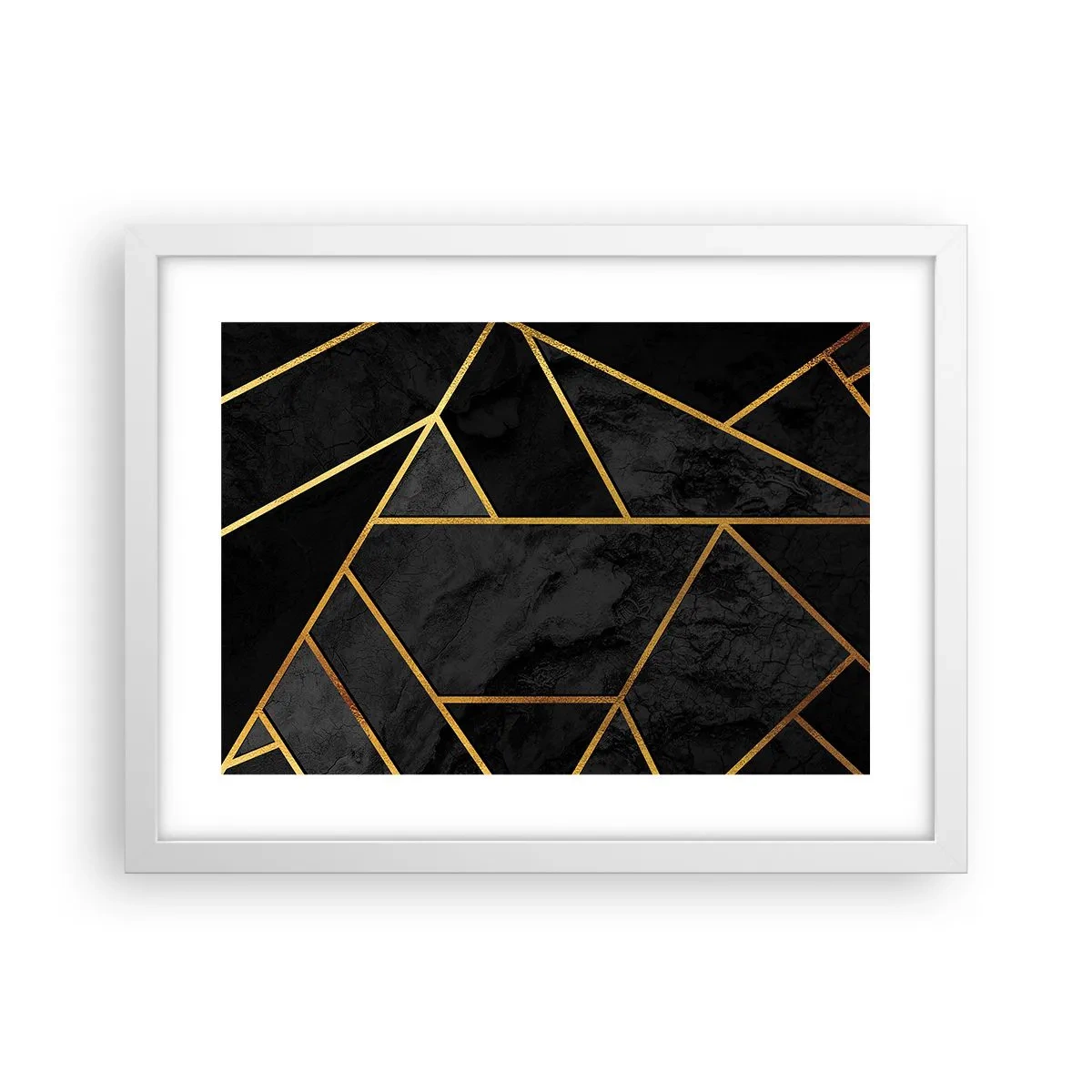 Affisch i vit ram - Mörker och sken - 40x30 cm