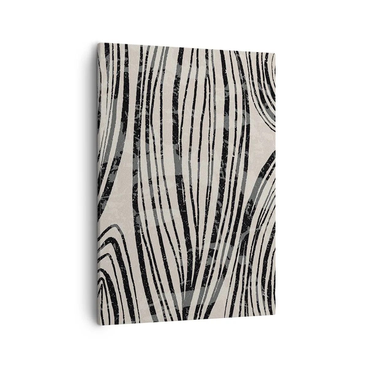 Canvastavla - Bild på duk - Stänk av linjer - 50x70 cm