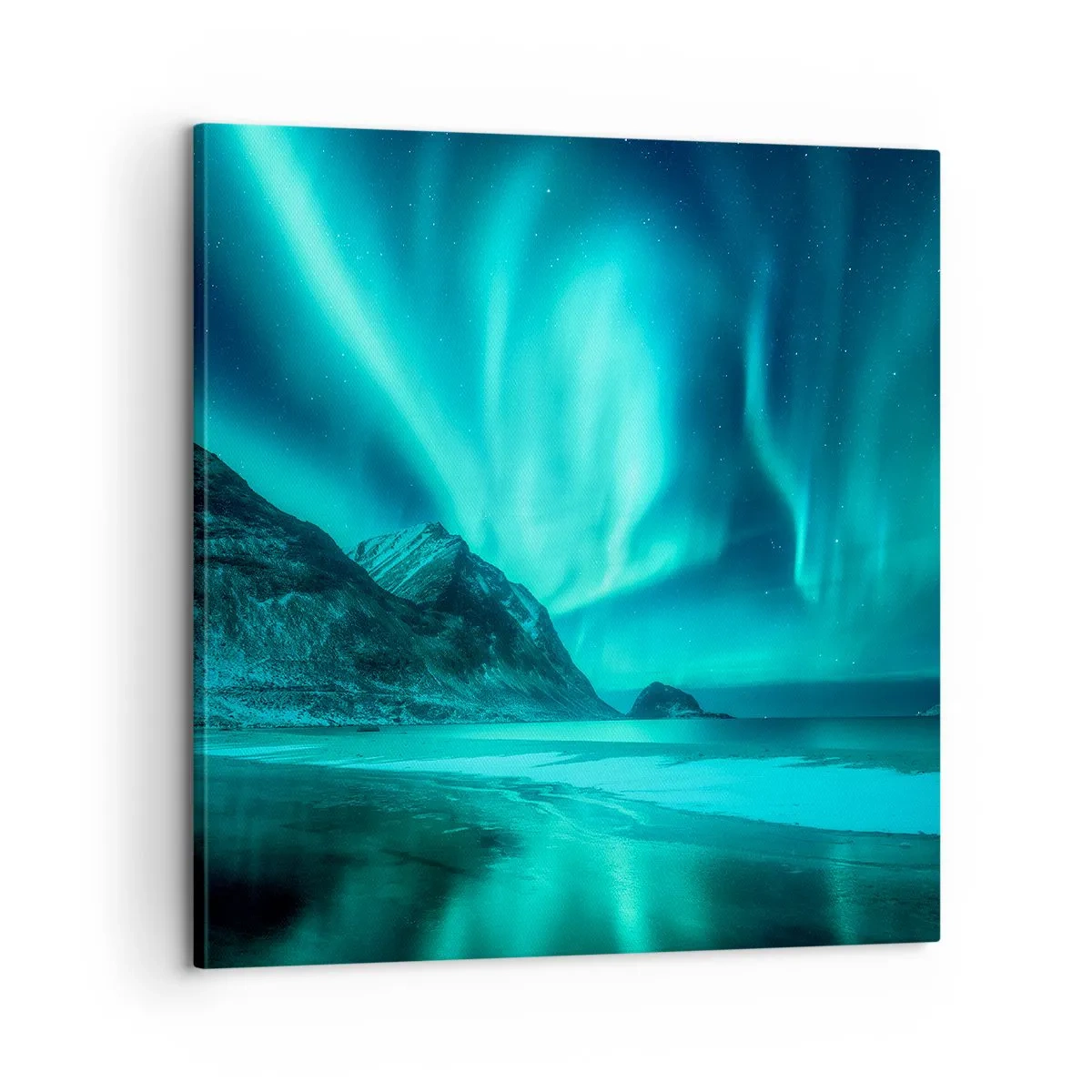 Canvastavla - Bild på duk - Nordens underverk - 60x60 cm