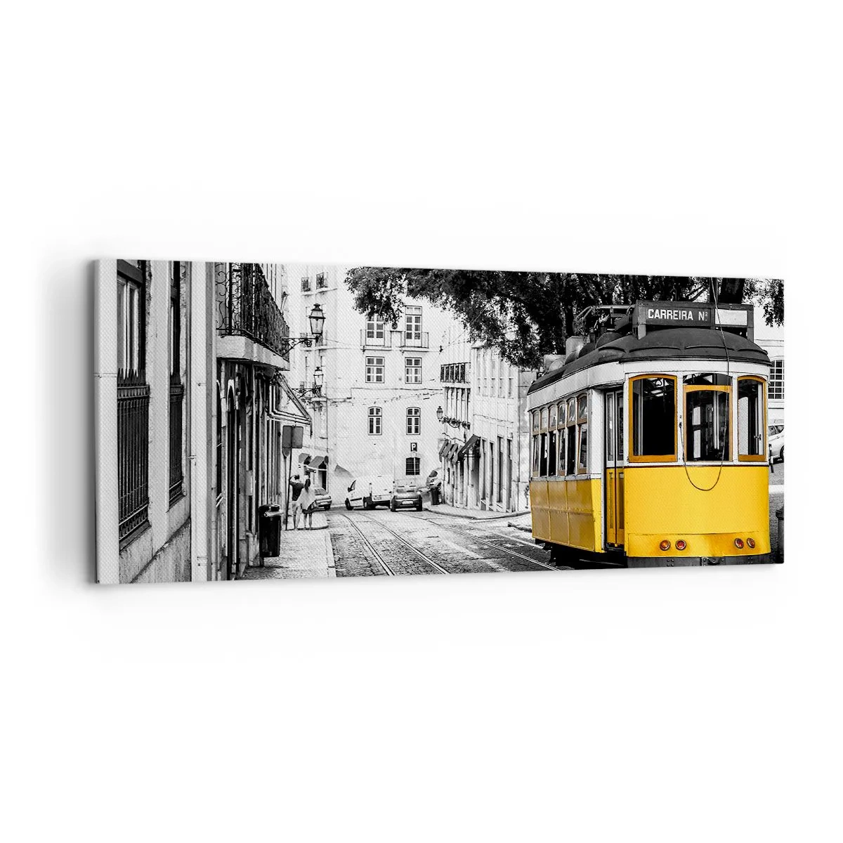 Canvastavla - Bild på duk - Och en fado i bakgrunden - 100x40 cm