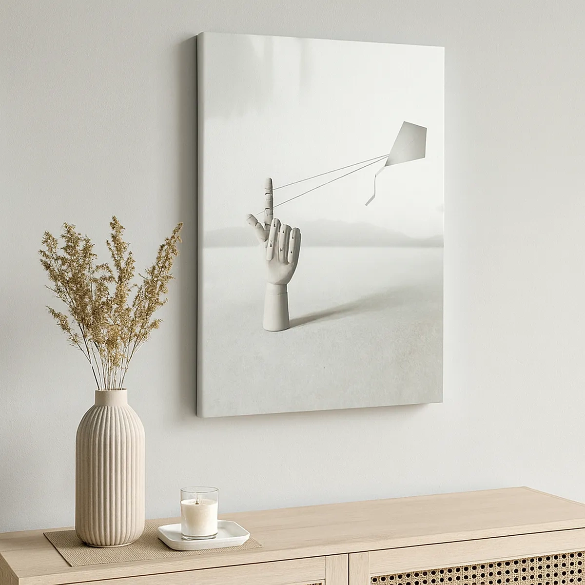 Canvastavla - Bild på duk - Test av styrka - 50x70 cm