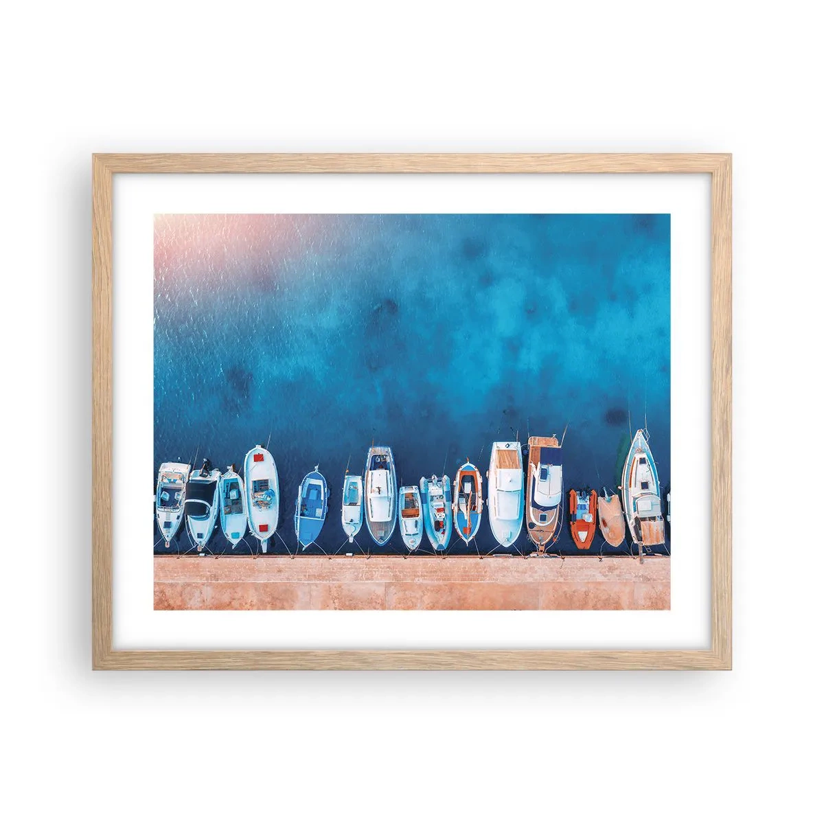 Affisch i ram av ljusek - I en rad - 50x40 cm