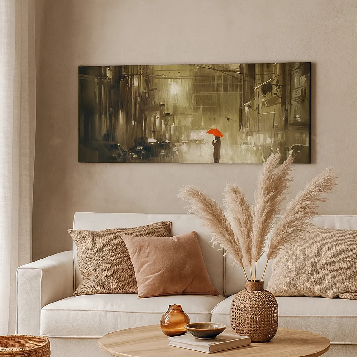 Canvastavla - Bild på duk - Själv, men inte ensam - 30x30 cm