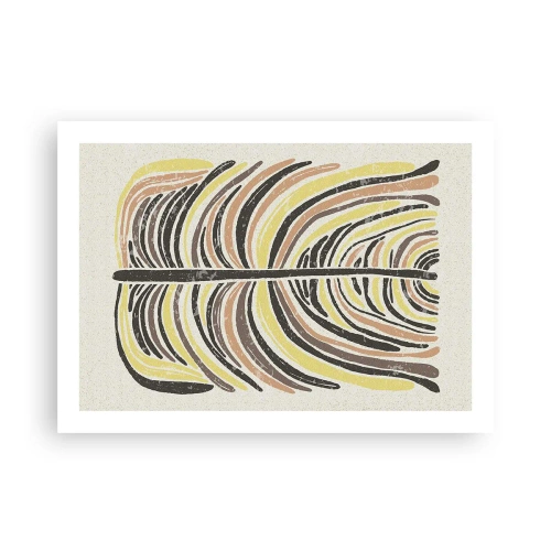 Affisch - Pulserande abstraktion - 70x50 cm