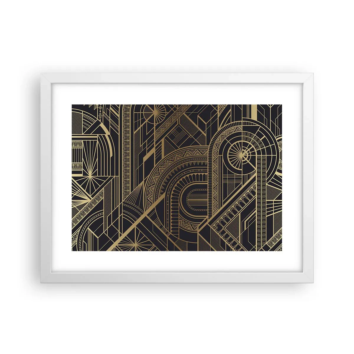 Affisch i vit ram - Koncept, idéer, planer - 40x30 cm