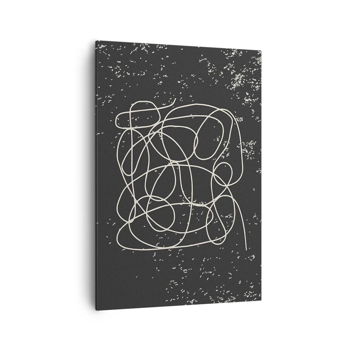 Canvastavla - Bild på duk - Vilsegångna tankar - 70x100 cm