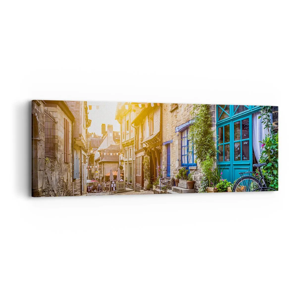 Canvastavla - Bild på duk - Stadens vita ande - 90x30 cm