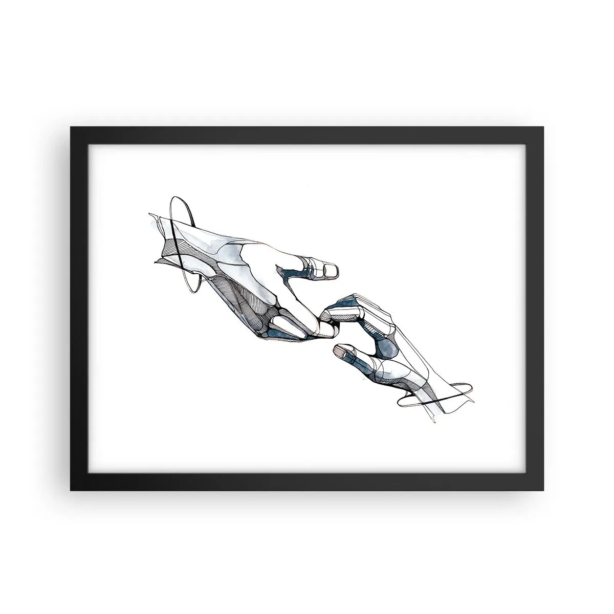 Affisch i svart ram - God gest - 40x30 cm