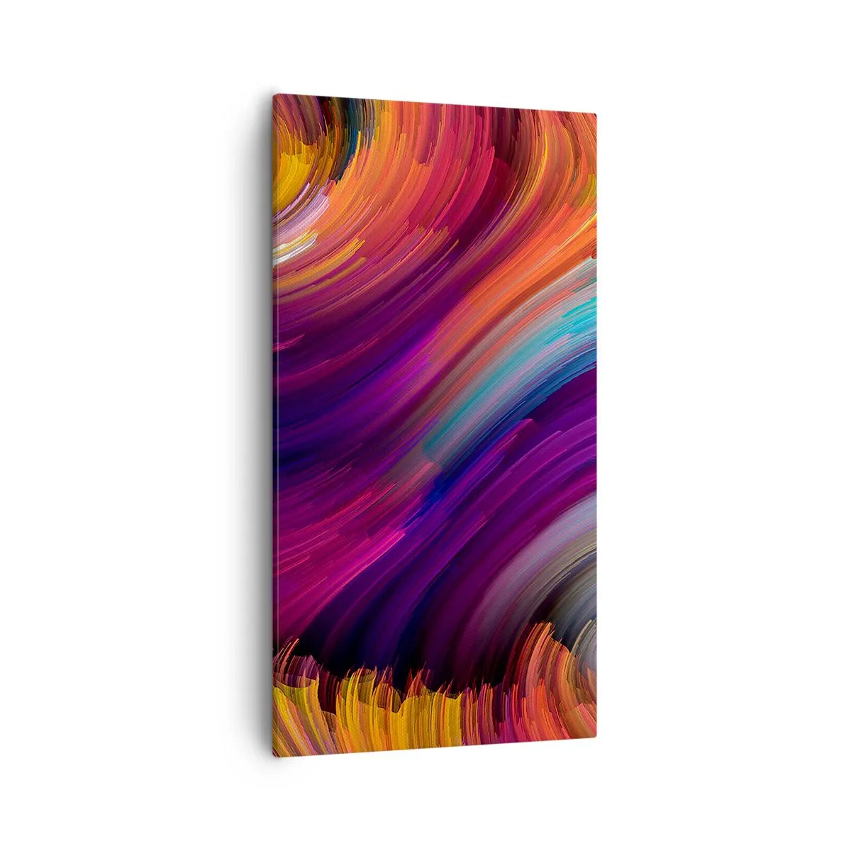 Canvastavla - Bild på duk - Början av en ny värld - 55x100 cm