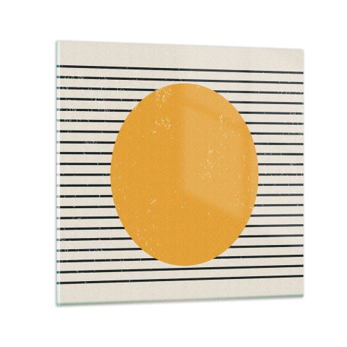 Glastavla - Bild på glas - Enkelhetens kraft - 30x30 cm