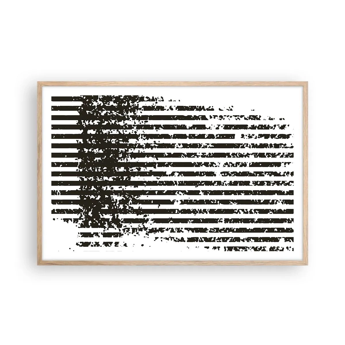 Affisch i ram av ljusek - Rytm och brus - 91x61 cm