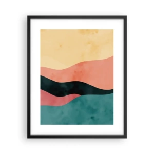 Affisch i svart ram - Enig oenighet - 40x50 cm