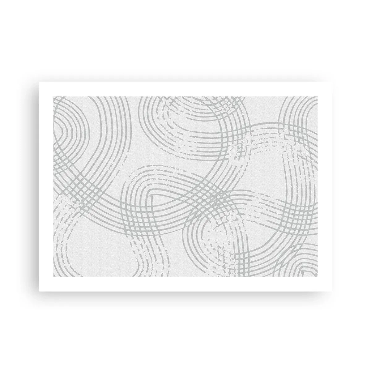 Affisch - Det finns ingen rak väg - 70x50 cm