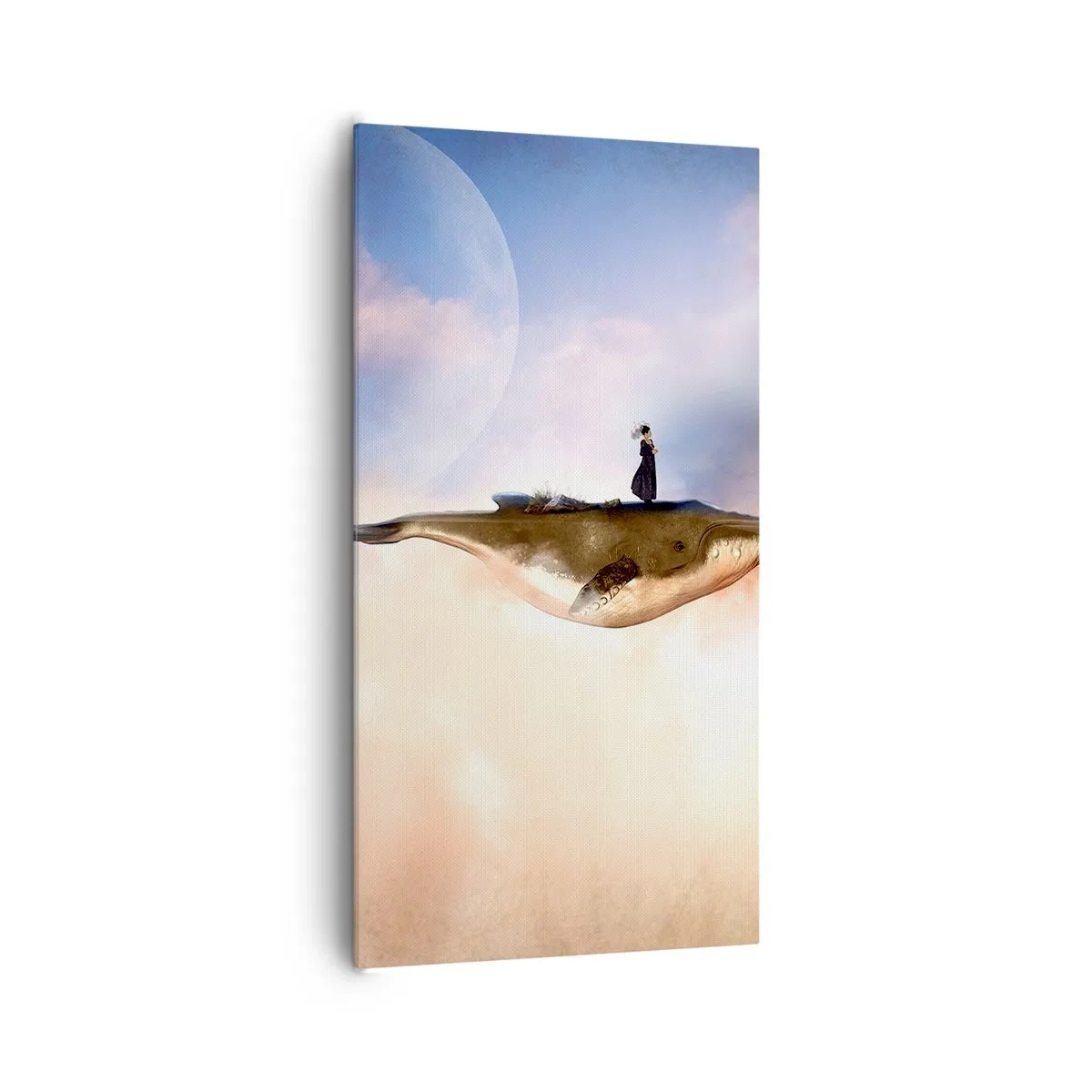 Canvastavla - Bild på duk - Överrealistisk resa - 65x120 cm