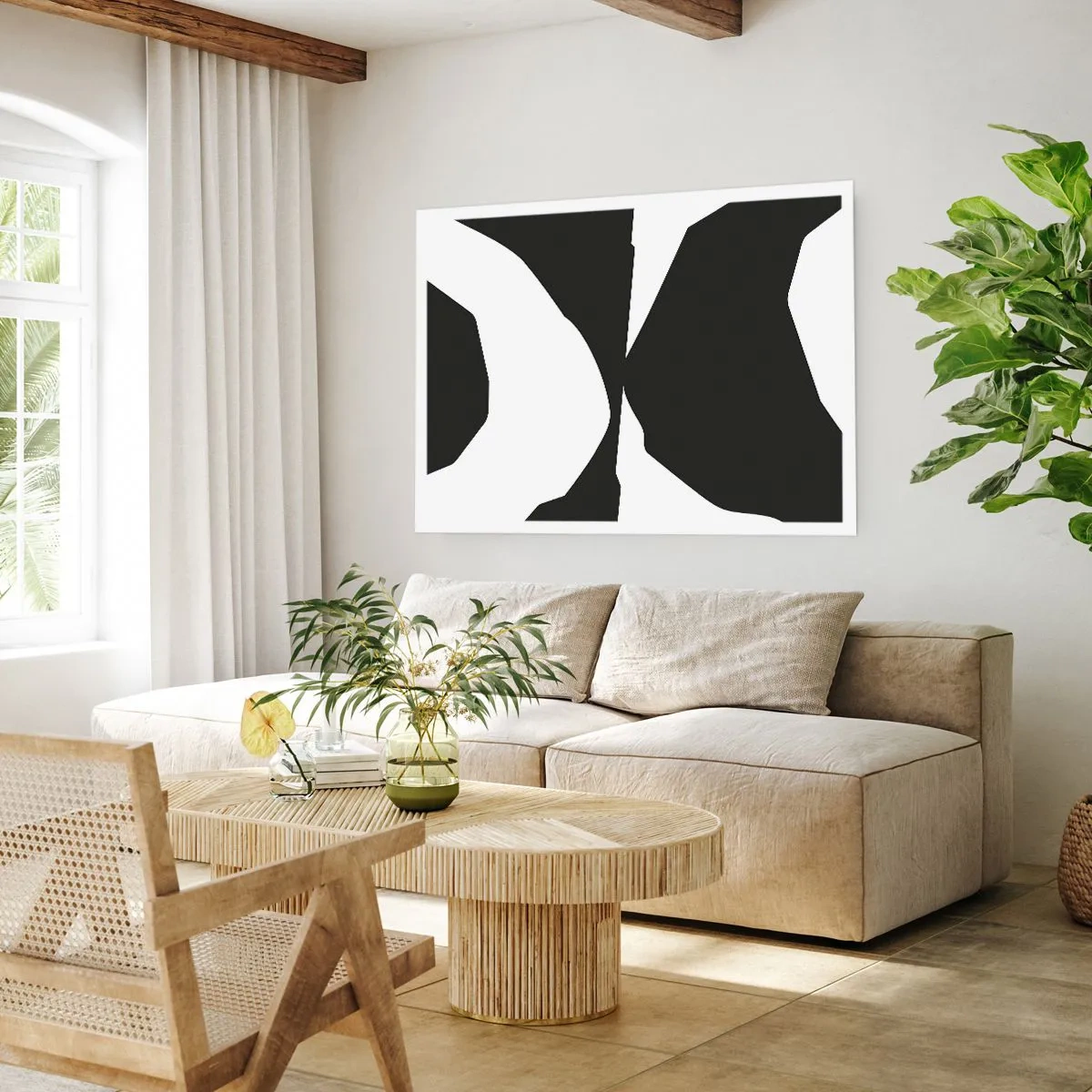 Affisch - Positiv-negativ - 70x50 cm