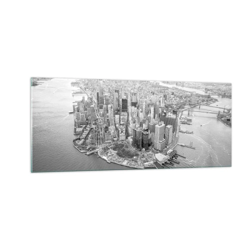 Glastavla - Bild på glas - Hur man inte älskar? - 100x40 cm