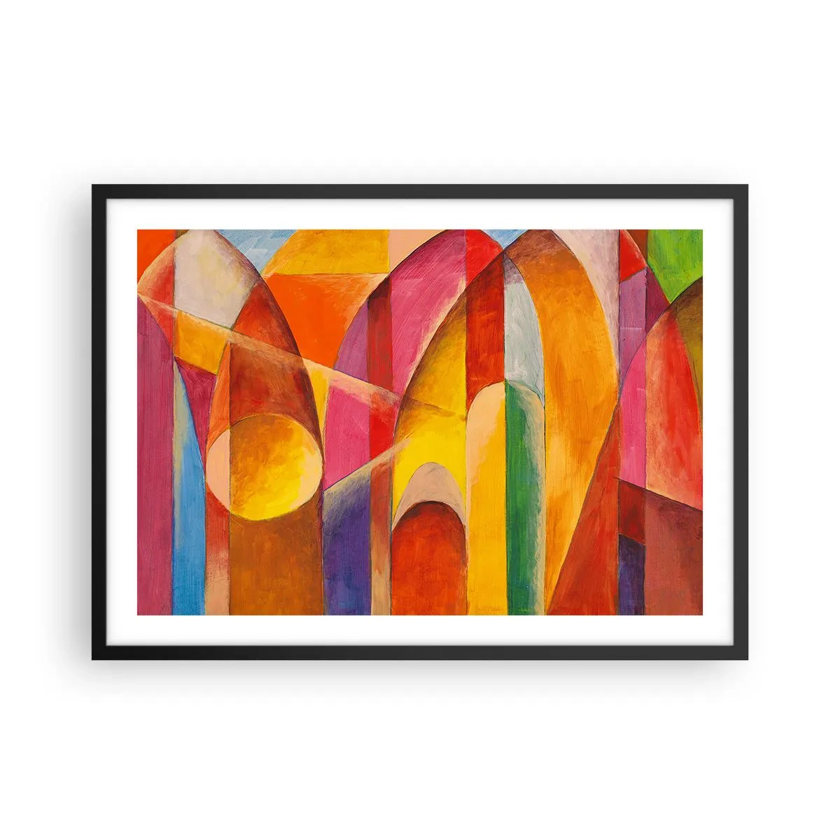Affisch i svart ram - Solens domkyrka - 70x50 cm