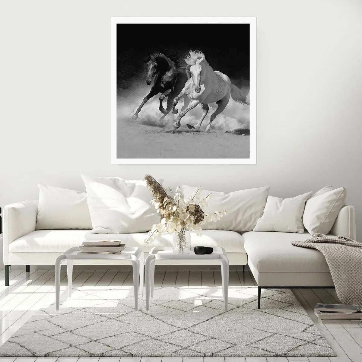 Affisch - Frihetens galopp - 50x50 cm
