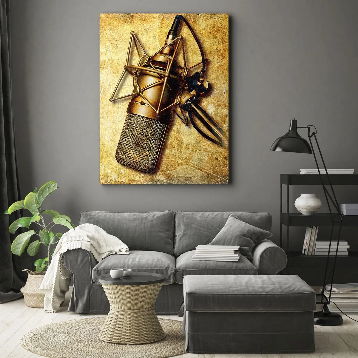 Canvastavla - Bild på duk - Radions gyllene tider - 50x70 cm