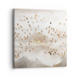 Canvastavla - Bild på duk - Det är dags... - 30x30 cm
