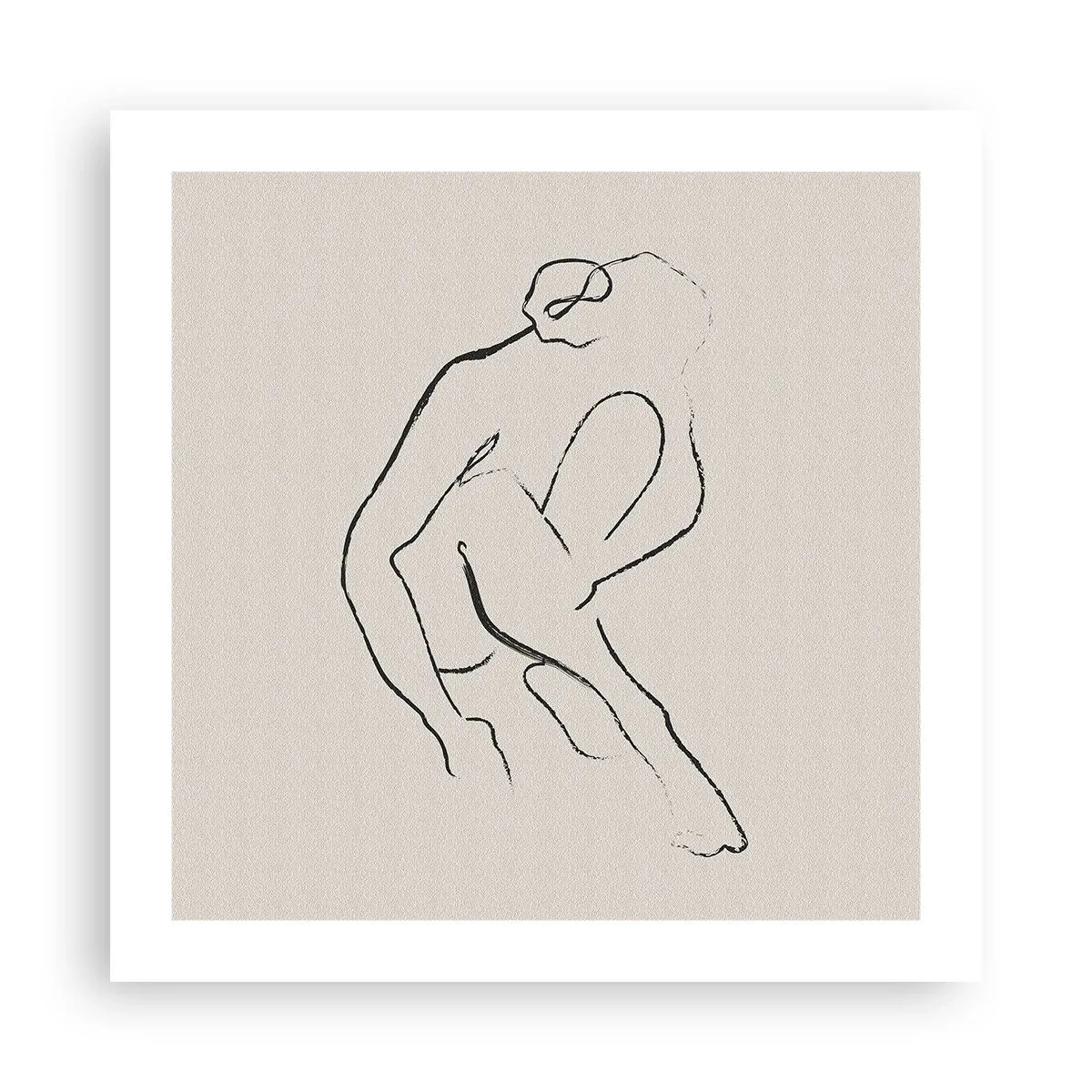 Affisch - Intim skiss - 50x50 cm