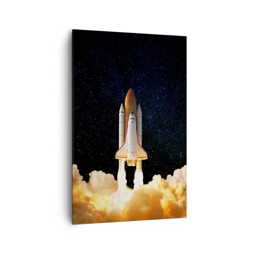Canvastavla - Bild på duk - Ad astra! - 80x120 cm