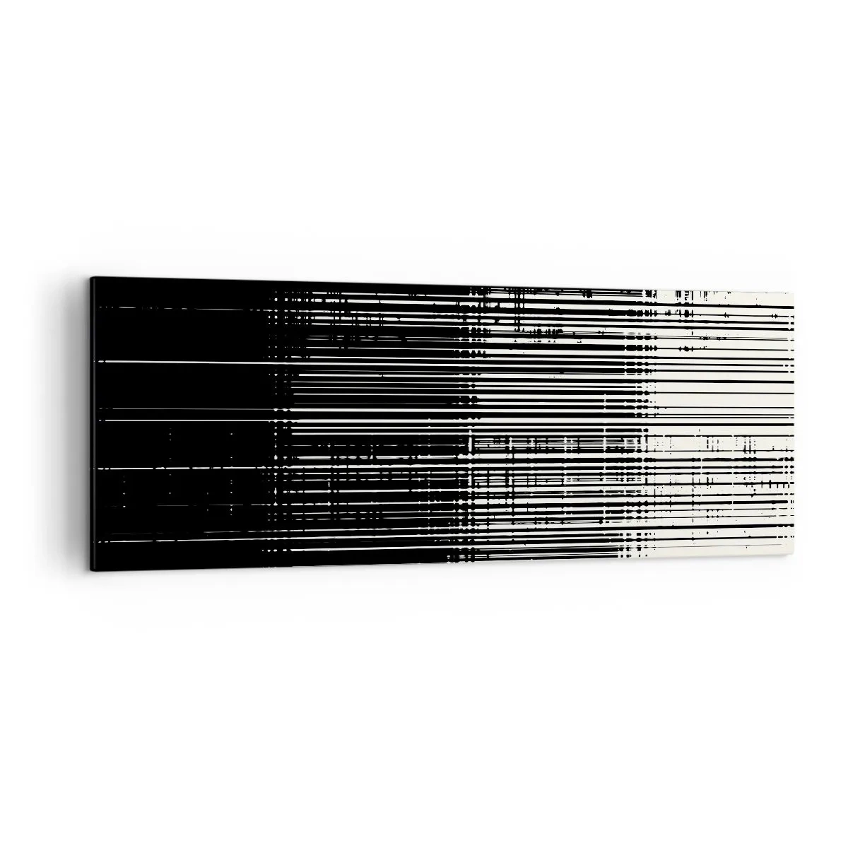 Canvastavla - Bild på duk - Vågor och vibrationer - 140x50 cm