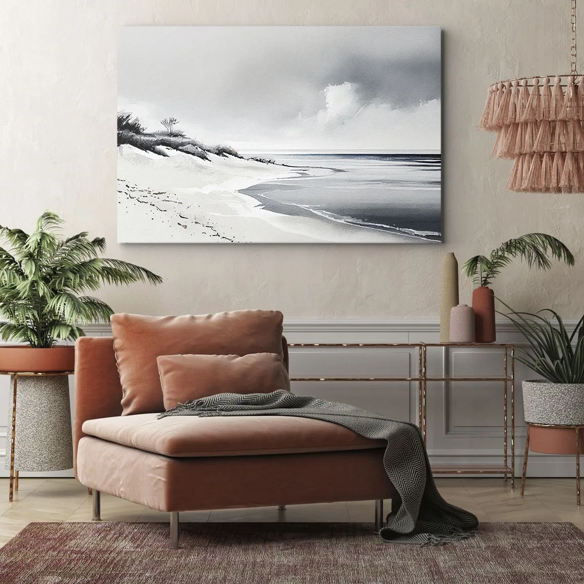 Canvastavla - Bild på duk - Alltid tillsammans - 100x70 cm