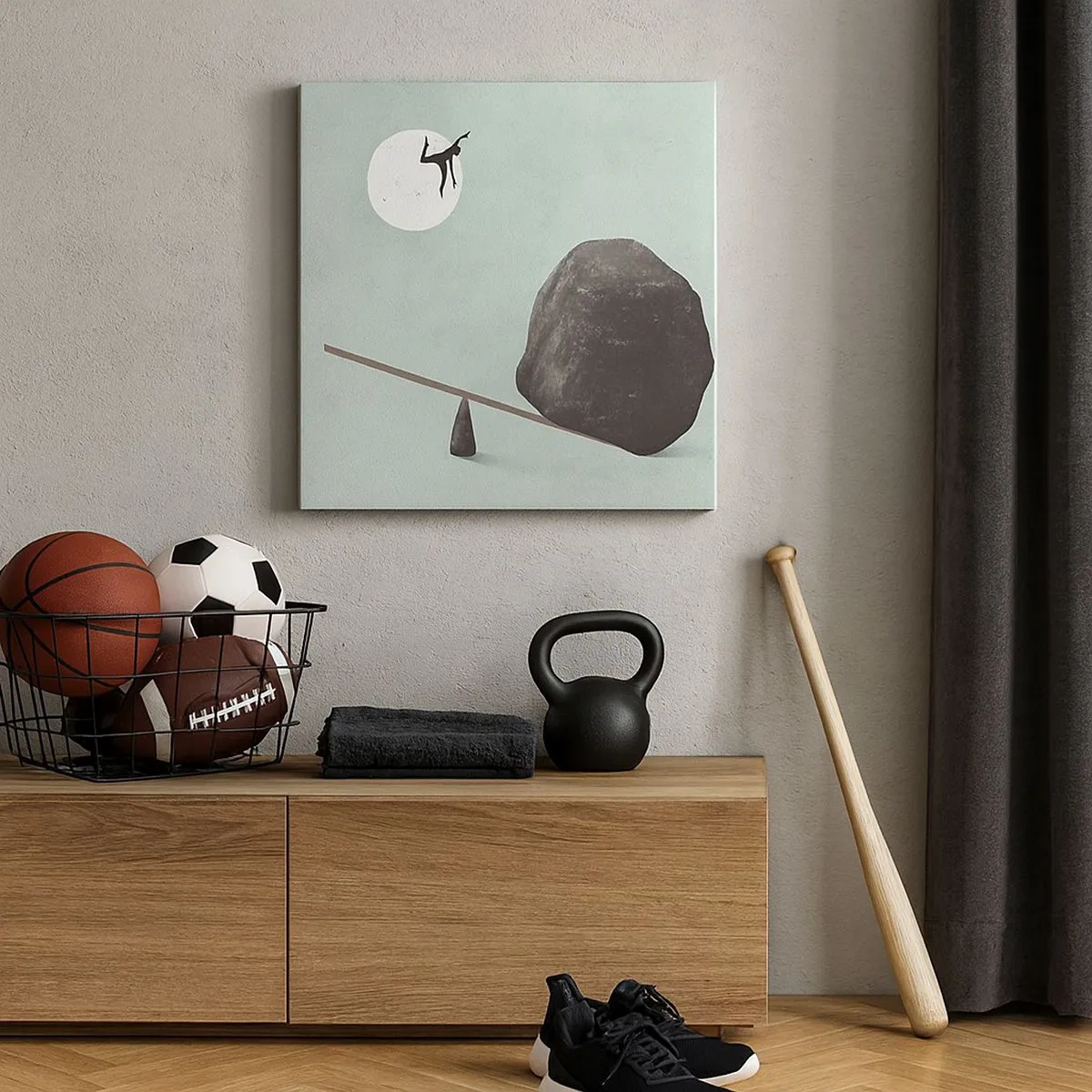 Canvastavla - Bild på duk - Uppfylld dröm - 30x30 cm