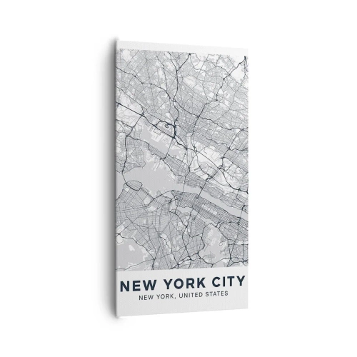 Canvastavla - Bild på duk - Metropolens anatomi - 65x120 cm