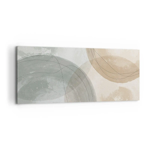 Canvastavla - Bild på duk - Världars samspel - 100x40 cm