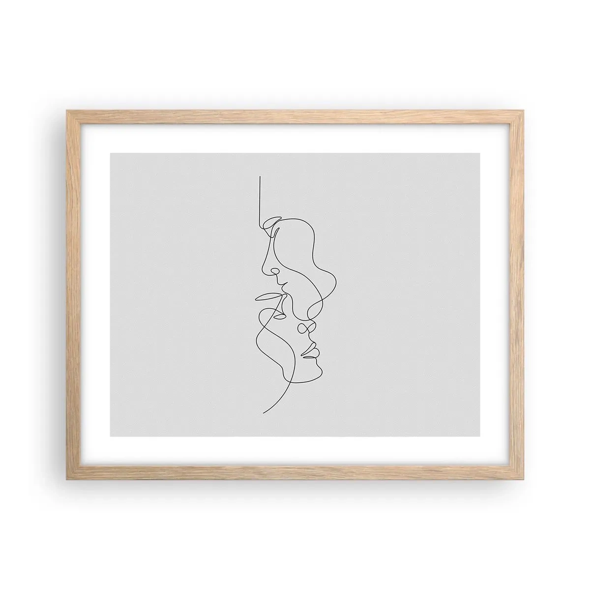 Affisch i ram av ljusek - Sentimentala lustens glöd - 50x40 cm