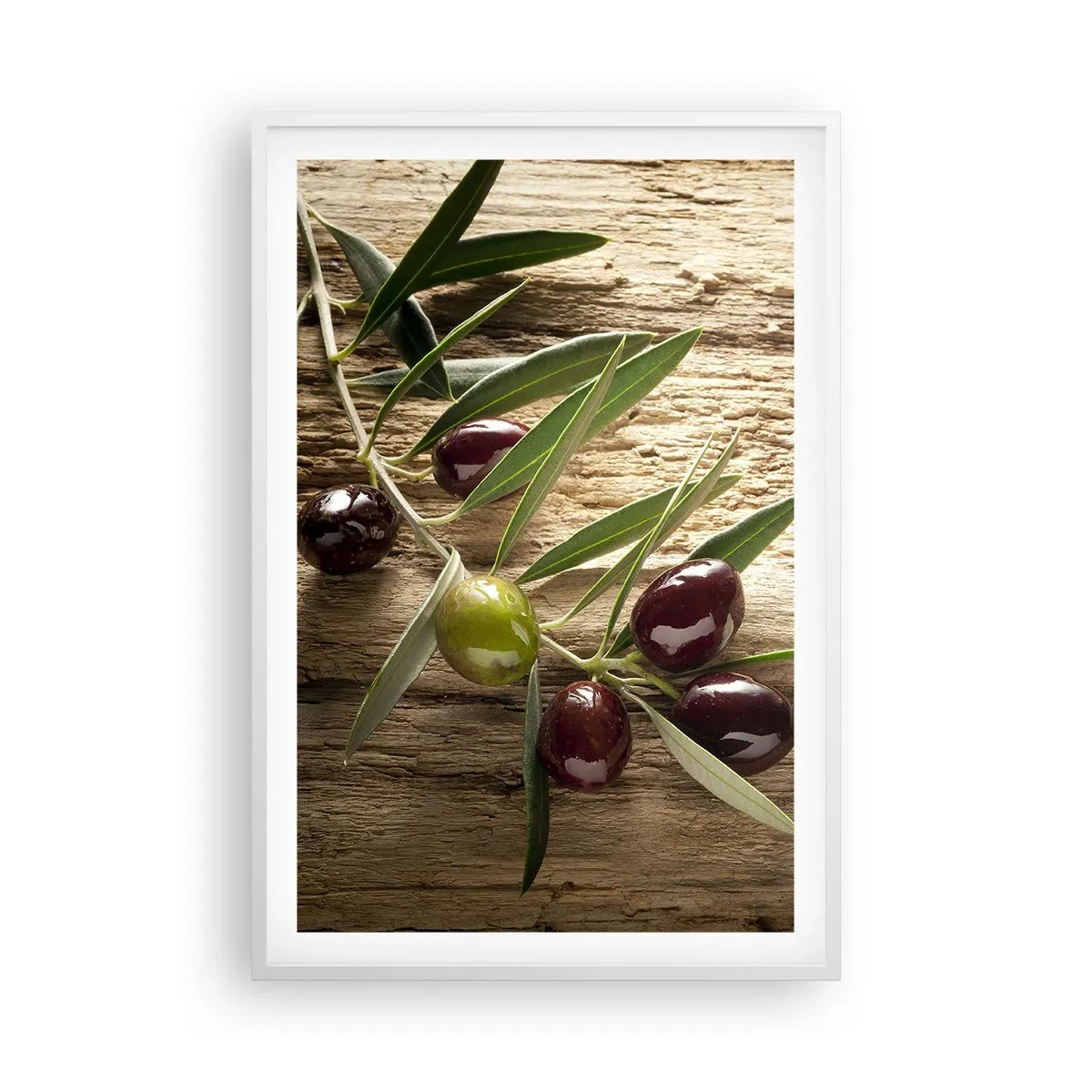 Affisch i vit ram - Direkt från naturen - 61x91 cm
