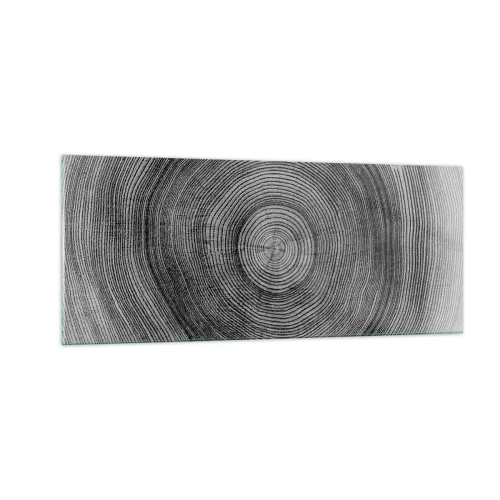 Glastavla - Bild på glas - Ett tecken i tiden - 100x40 cm