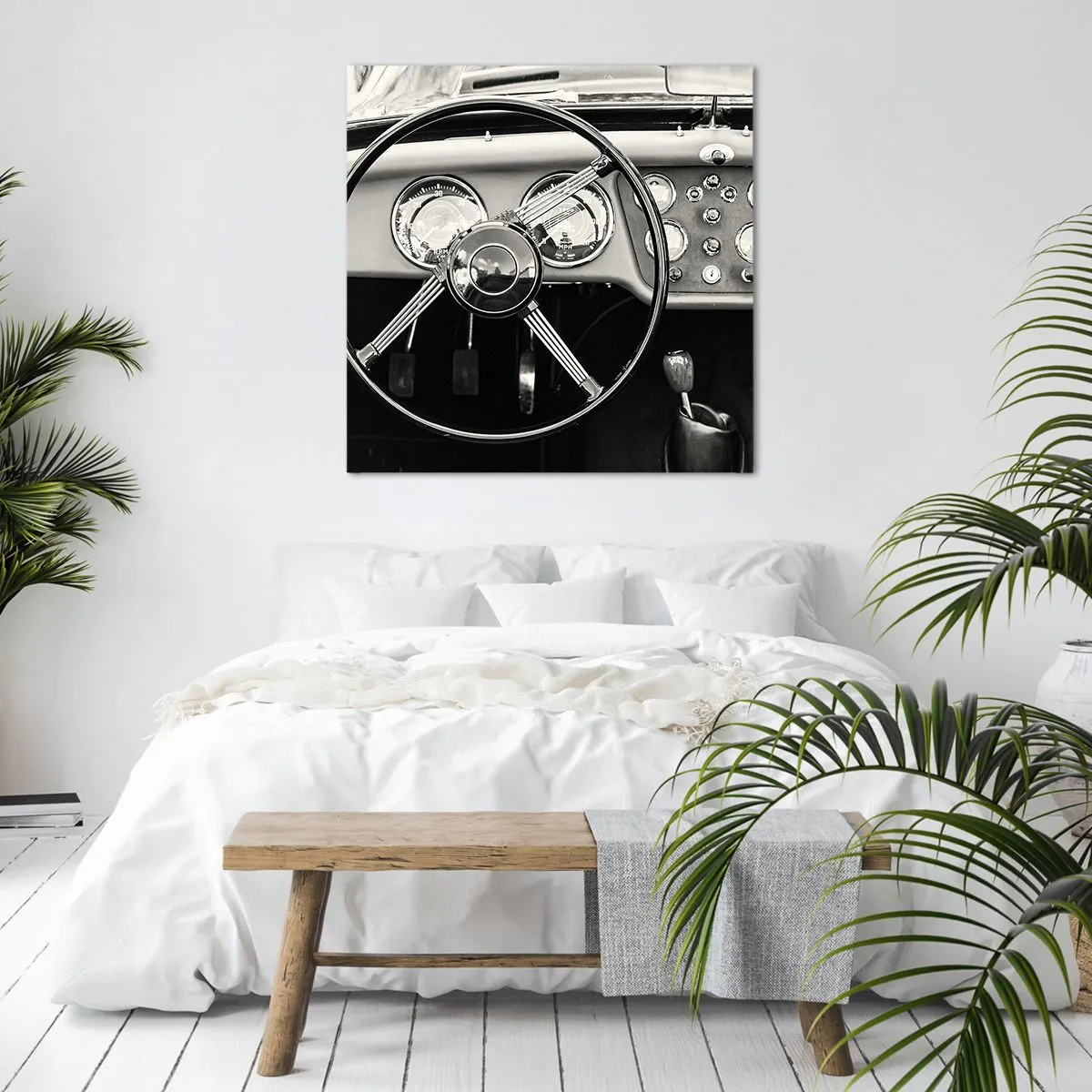 Canvastavla - Bild på duk - Samlarens dröm - 70x70 cm