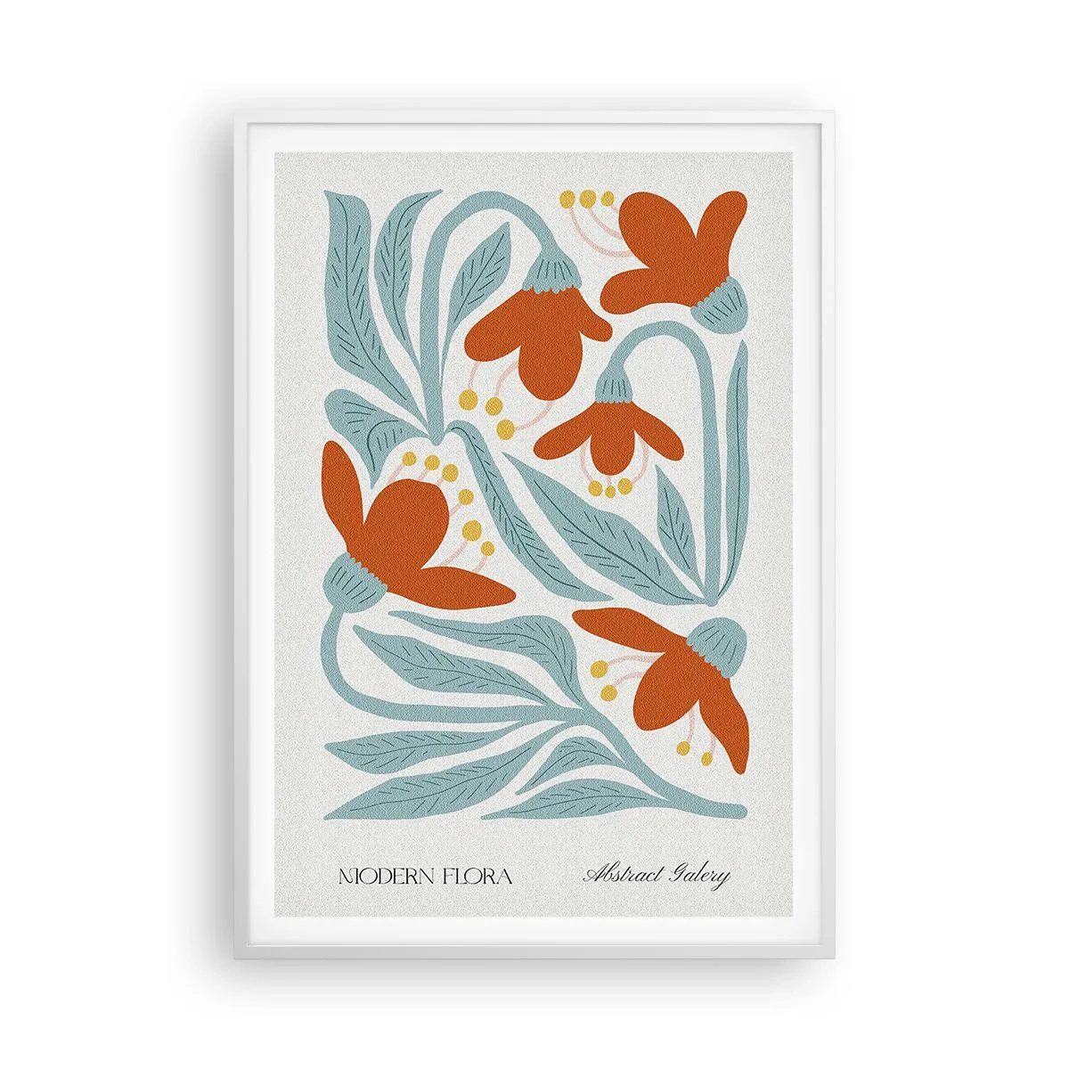 Affisch i vit ram - Mot jorden, mot solen - 70x100 cm