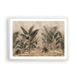Affisch i vit ram - Bild i kolonial stil - 70x50 cm