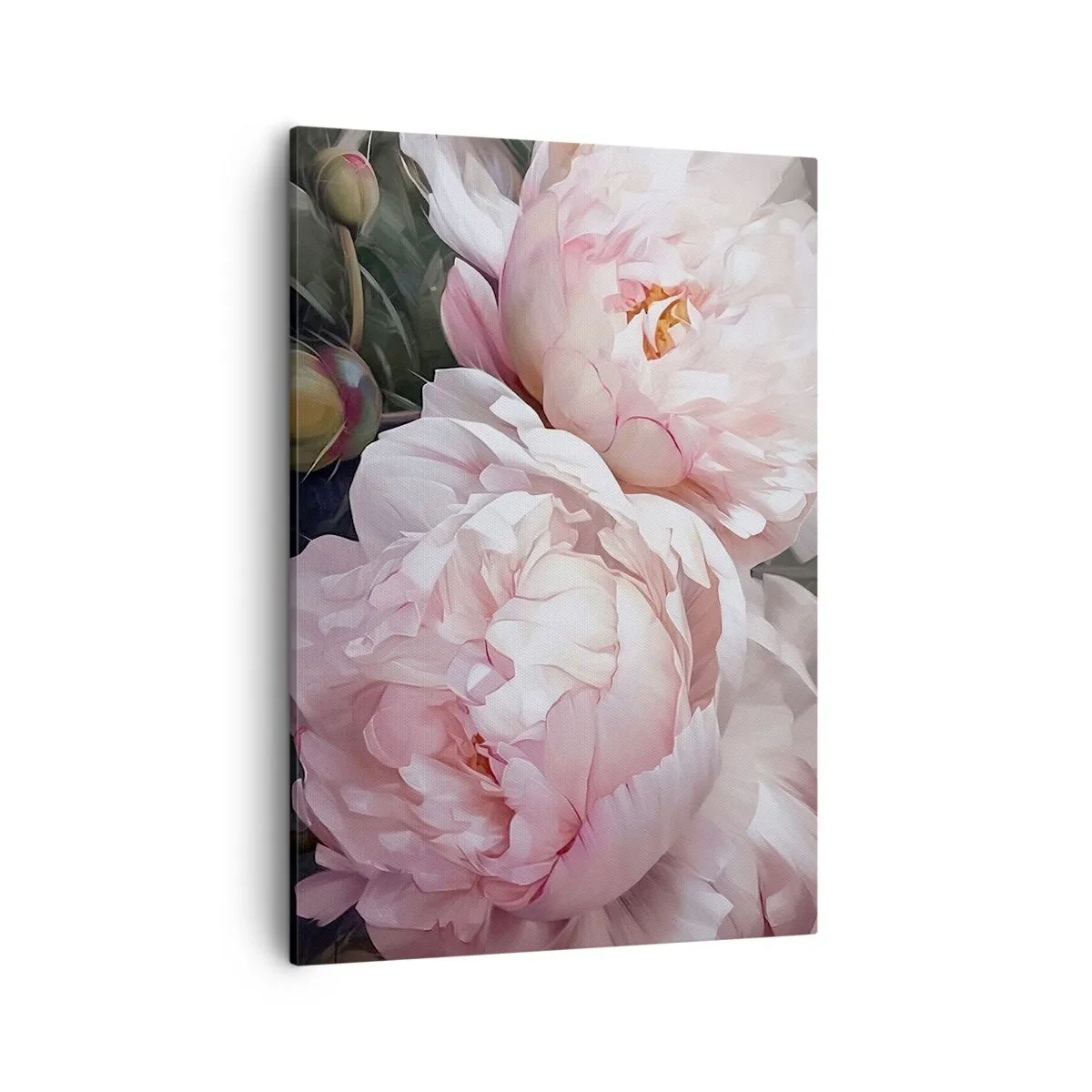 Canvastavla - Bild på duk - Fast i blomning - 50x70 cm