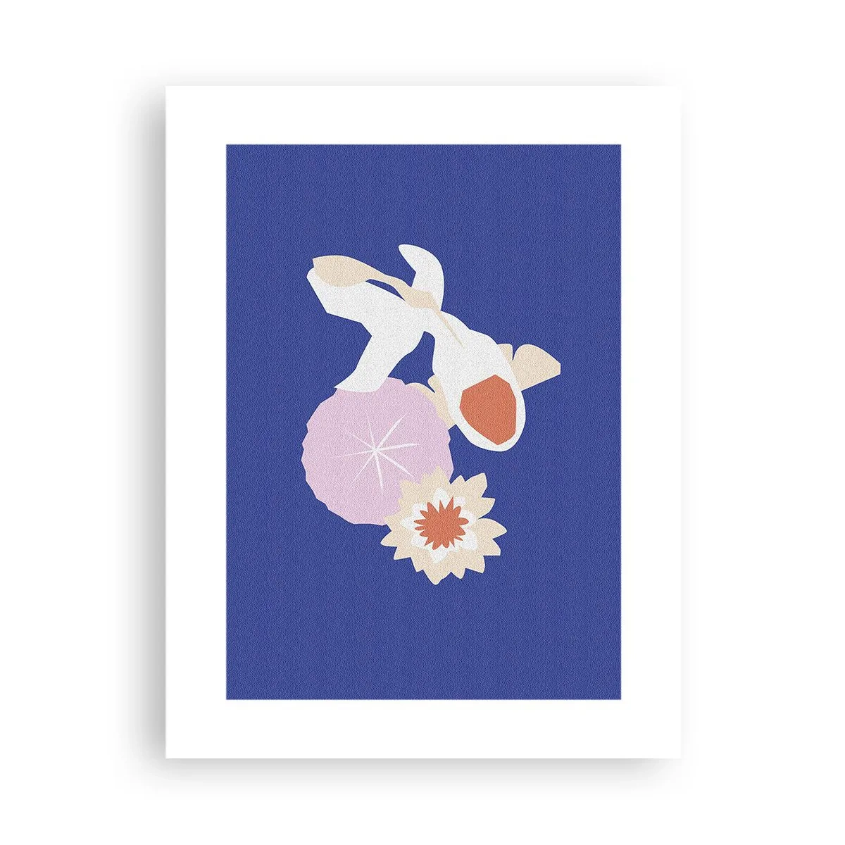 Affisch - Sammansättning av blommor och knoppar - 30x40 cm