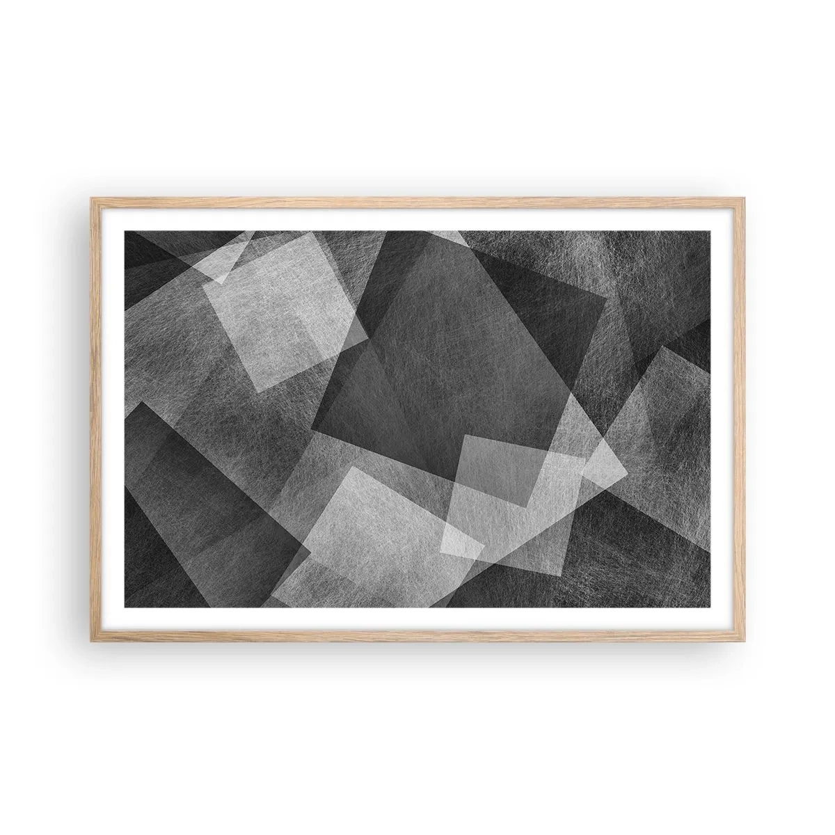 Affisch i ram av ljusek - Den eviga symbolen för hållbarhet och ordning - 91x61 cm