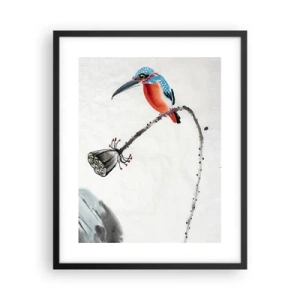 Affisch i svart ram - Ängens liv - 40x50 cm