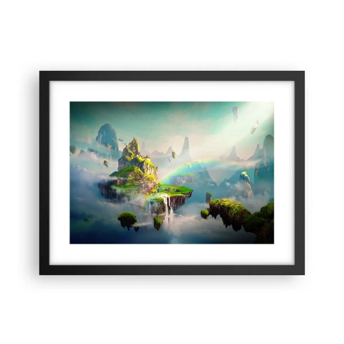 Affisch i svart ram - Mellanhimmel - 40x30 cm