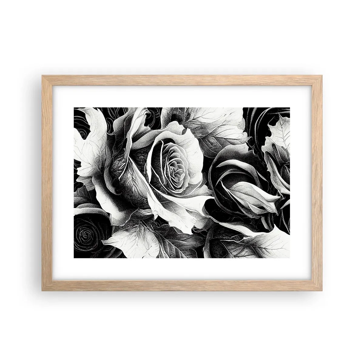 Affisch i ram av ljusek - Alltid drottningen - 40x30 cm