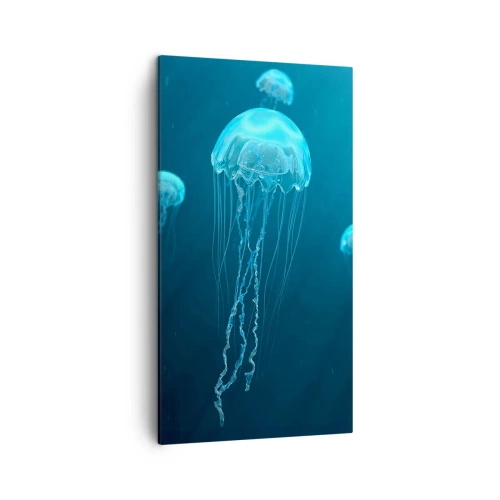Canvastavla - Bild på duk - Havets dans - 45x80 cm
